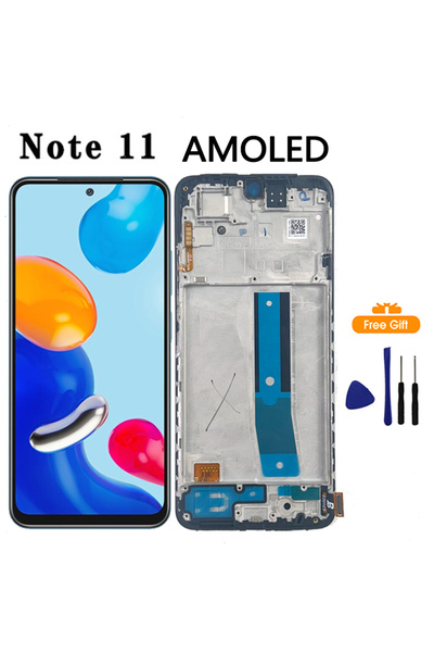 Choice6 11 AMOLED With Frame New AMOLED Display For Redmi Note 11 11S Touch S...