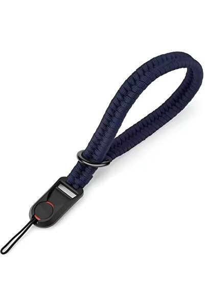 Choice navy blue Camera Wrist Strap Braided Handmade Quick Release Adjustable...
