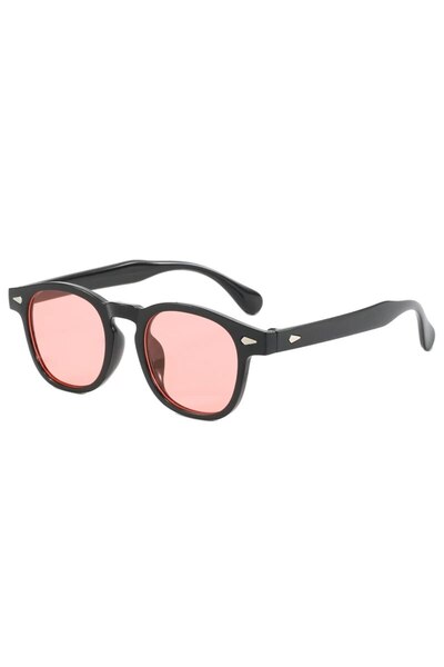 Choice Pink black Vintage Oval Classic 4 Small Ding Stylish Decorative Sungla...