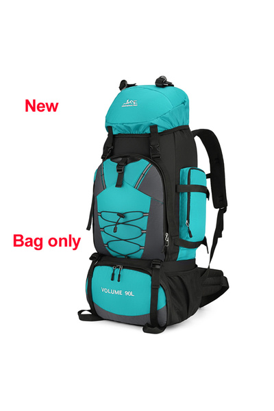 Choice Lake Blue New 90L Waterproof Hiking Camping Backpack Trekking Bag Ruck...