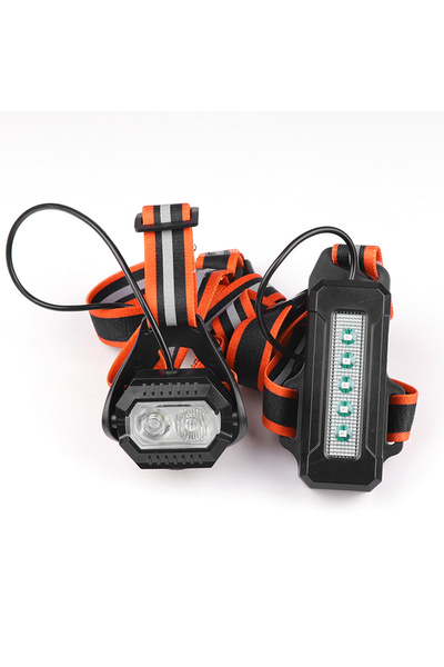 Choice Orange ABS Reflective Chest LED Running Light 3 Modes Rechargeable 500...