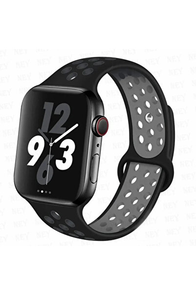 Choice 41mm 40mm 38mm M-L Black-gray 2 Silicone Sport Straps For Watch Band 4...