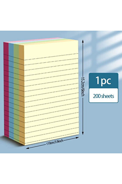 Choice3 200psheets-big 100/200sheets Colorful Sticky Notes School Stationery ...
