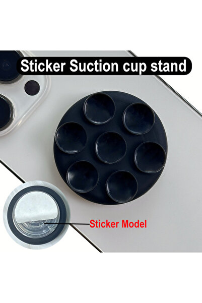 Choice Black Grippopso Silicone Suction Cup Wall Stand Cellphone Holder Mount...