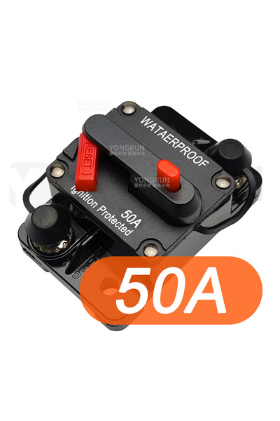 Choice11 Type A-50A YONGRUN 1PC Circuit Breaker 20A to 300A Car Audio System ...