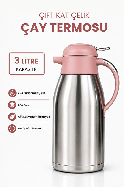 Penguen 3 Liter Steel Thermos 1300B