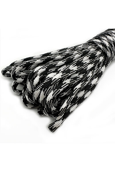 Choice 31Meters Black White070 550 Paracord 7 Cores Cord Dia. 4mm For Outdoor...