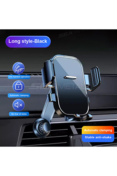 Choice Long Style SEAMETAL Gravity Car Phone Holder Air Vent Upgrade Hook Cli...