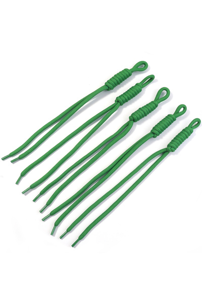 Choice4 24-28cm 5pcs Deep Green 5pcs Colorful Braided Lanyard Keychain for Ph...