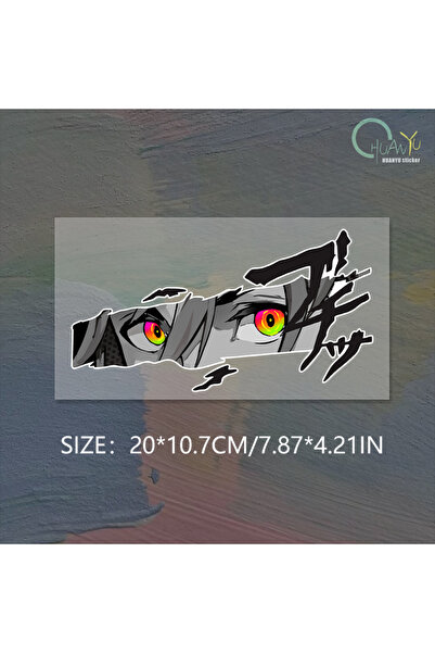Choice 20x10.7 سم C296A3 ملصق سيارة أنمي رسوم متحركة مظهر JDM غطاء خدش جسم ال...