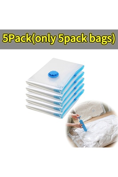 choice2 50x70cm 5pack 1-10pcs Thickened Vacuum Compression Bag,Transparent Qu...