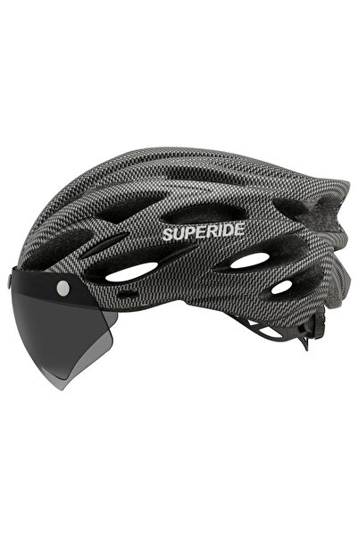 Choice Carbon 1 Lens SUPERIDE Ultalight Cycling Helmet with Magnetic Googles ...