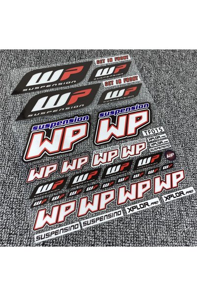 Choice 1 Reflective WP Fork Stickers Suspension Shocker Damper Motorcycle Acc...