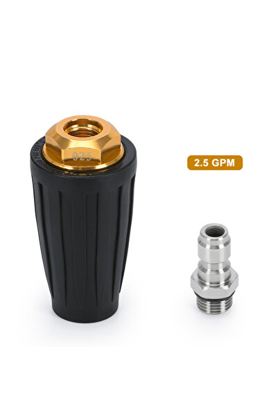Choice3 2.5GPM Turbo Nozzle for Pressure Washer 360° Rotating with 1/4" Quick...