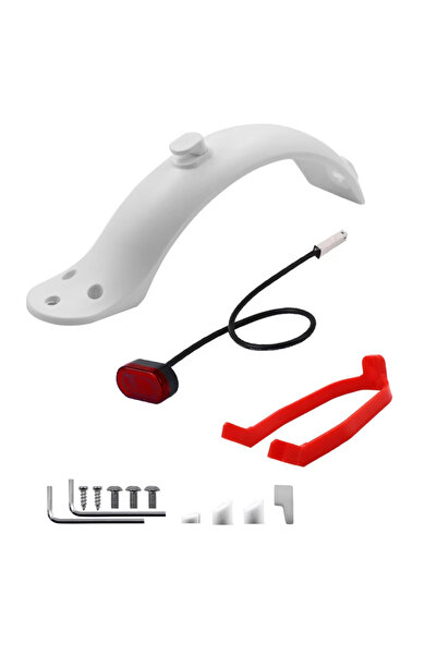 Choice21 White fender sets For Mijia MI M365 1S M187 Pro E-Scooter Tire Splas...