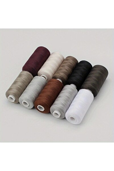 Choice XX-10S-HS-8 10pcs/Pack Assorted Colors Sewing Thread Polyester Sewing ...