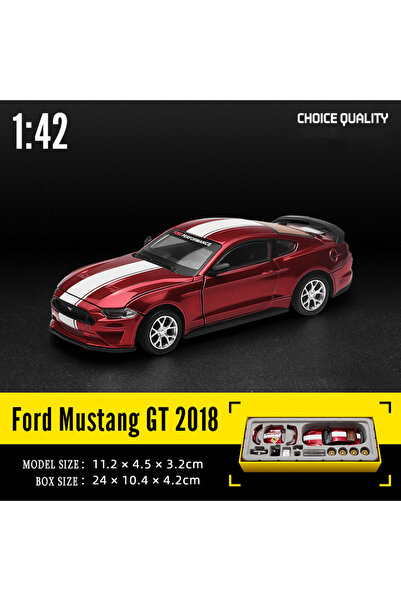 Choice1 2018 فورد موستانج GT CCA MSZ 1:42 2018 فورد موستانج GT سبيكة سيارة لع...
