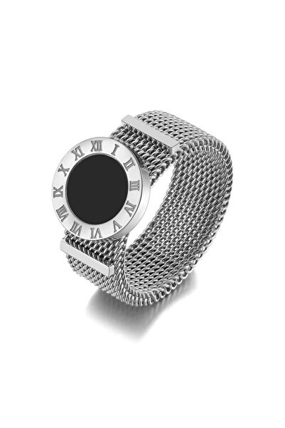 Choice 8 R20092P Original Design Roman Numerals Network Chain Rings Titanium ...