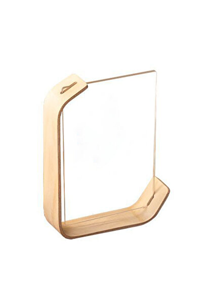 Choice 6inch Wood Color Acrylic Wooden Phot Desktop Display Pictures Holder A...