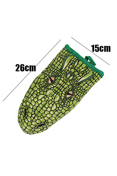 Choice 1PC 2Pcs/Set Single Microwave Cotton Gloves Cute Crocodile Oven Thicke...