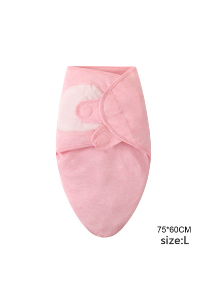 Choice VIOLET/紫罗兰 Baby Blanket Hat Set Cartoon Printed Cotton Newborn Swaddle...