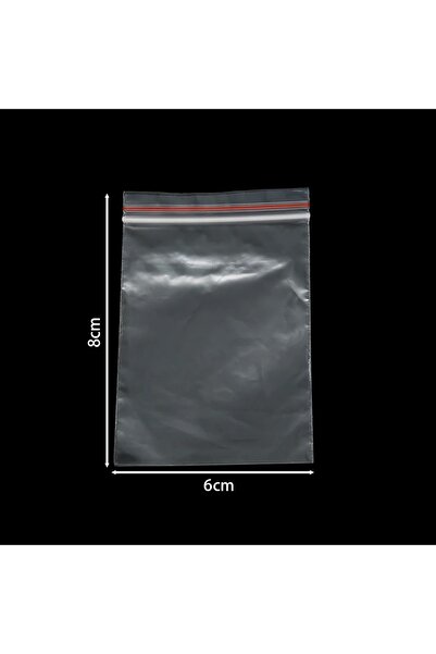 choice2 6x8cm 100Pcs Multiple Sizes Transparent Ziplock Plastic Bag for Jewel...