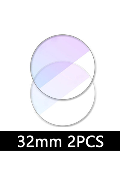 Choice 32MM 2Pcs Universal Round Tempered Glass Protective Film Screen Protec...