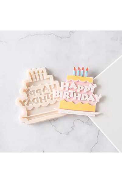 Choice one size 1Pc Silicone 3D Happy Birthday English Alphabet Mold For Choc...