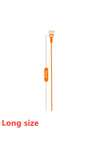 Choice3 1pcs 64cm Hair Clog Remover Bathroom Drainage Blockage Remover Sink S...