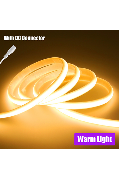 Choice شريط إضاءة LED بطول مترين يعمل بجهد 12 فولت تيار مستمر، مزود بكابل ثنا...