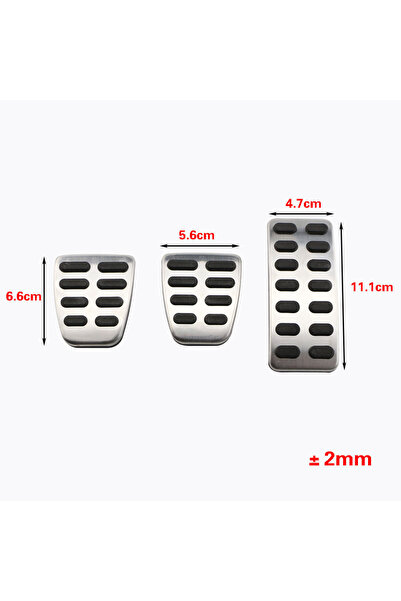 Choice MT without REST Car Fuel Brake Rest Foot Pedals for Hyundai Ix25 Creta...