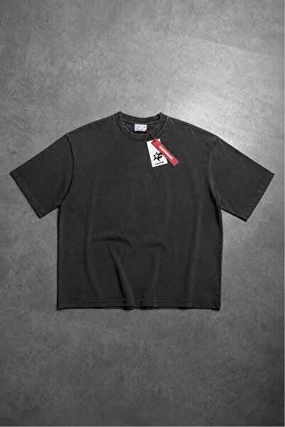 Crupt Studio Ash Fade Boxy Crop Men's T-Shirt