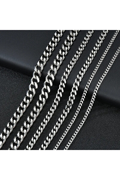 Choice 55CM 22inch 3.5MM 3.5-7MM Wide Stainless Steel Necklaces For Men Punk ...