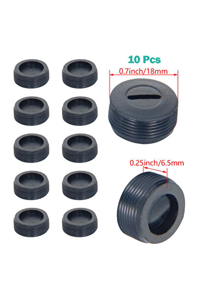 Choice5 18mm 10Pcs Carbon Brush Cap Plastic Holder Cover Accessories For Moto...