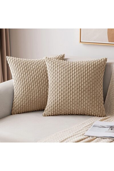 Choice 40x40CM Khaki Cushion Cover 45x45cm High Quality Decorative Pillow Cov...