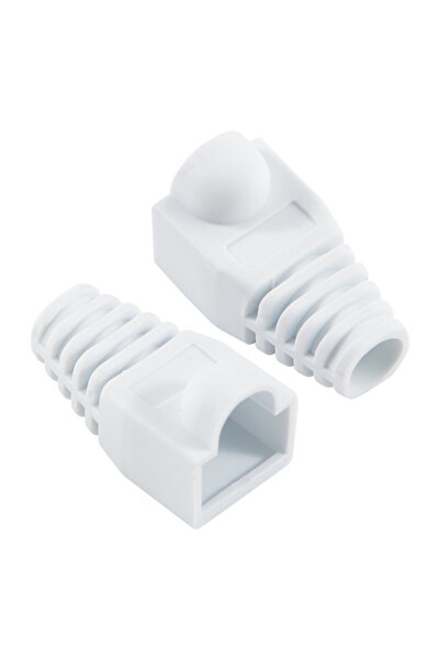 Choice 50pcs WHITE Mixed Color CAT5E CAT6 RJ45 Ethernet Network Cable Strain ...