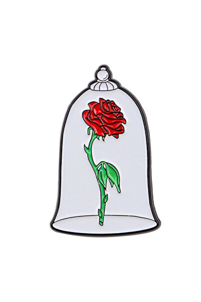 Choice9 8 Movie Rose Enamel Pin Cartoon Lamp Brooch For Coat Women's Brooches...