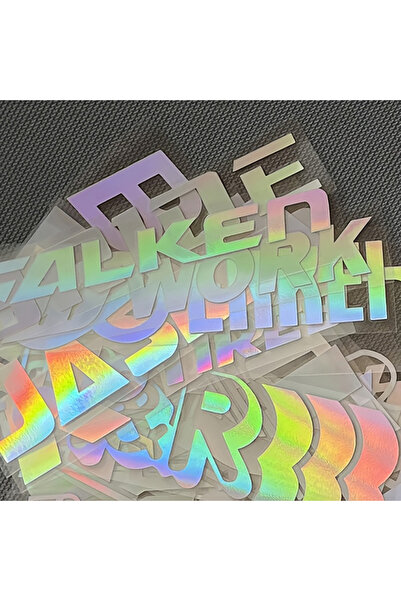 Choice1 S-11cm Length Laser 15pcs Car Stickers Set Random Styles Reflective R...