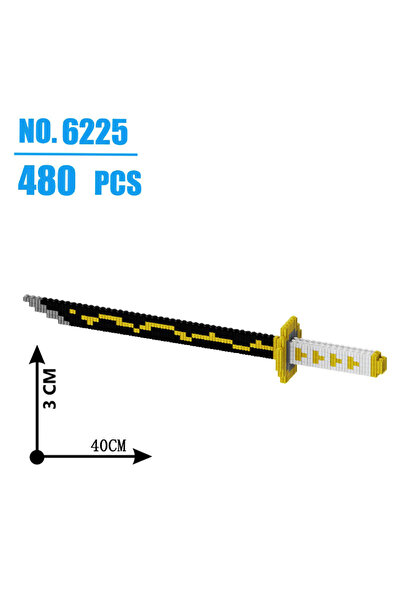 Choice5 NO6625 480Pcs Samurai Sword Building Blocks Ninja Blade Japanese Anim...