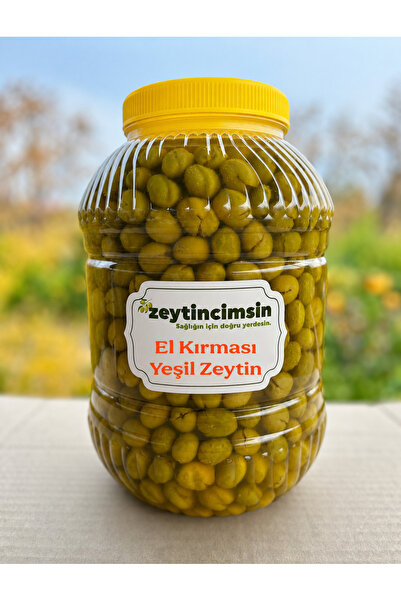 zeytincimsin El Kırması Hatay Yeşil Zeytin 5 Kg