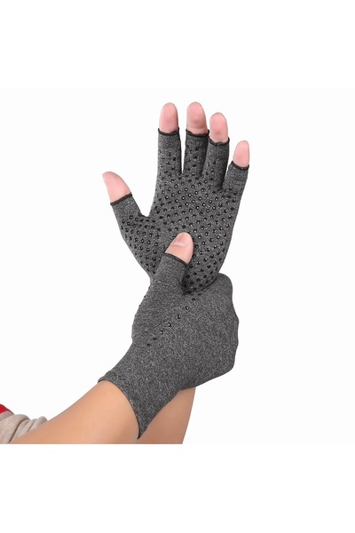 Choice S A0046-gary Compression Arthritis Gloves Cotton Pain Relief Wrist Sup...