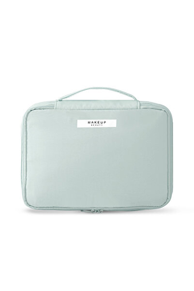 Choice Green large Ladies Portable High Appearance Index Cosmetic Bag Large-c...