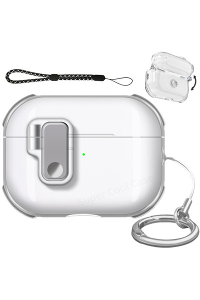 Choice39 حافظة سماعات شفافة لـ AirPods 4 متوافقة مع AirPods Pro 3/Pro 2/4 مع ...