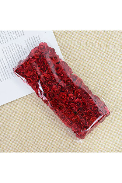Choice 144pcs F06 144pcs 2cm Artificial Mini Paper Rose Bouquet for Wedding P...