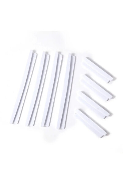 choice2 white 8Pcs/Set Car Door Protector Strip Auto Door Crash Bar Bumper Bu...
