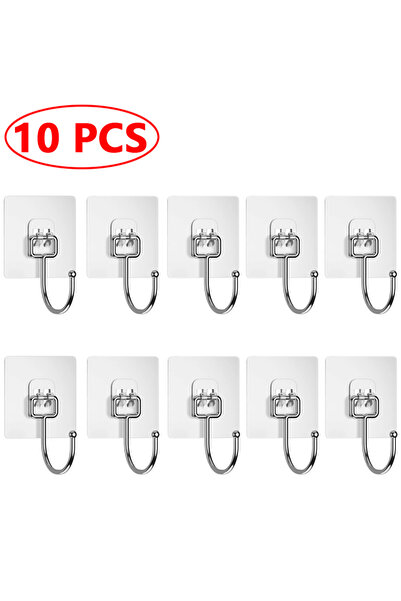 Choice 10 PCS 5/20 Pcs Heavy Hooks Duty Waterproof Adhesive Wall Hooks Nail-F...