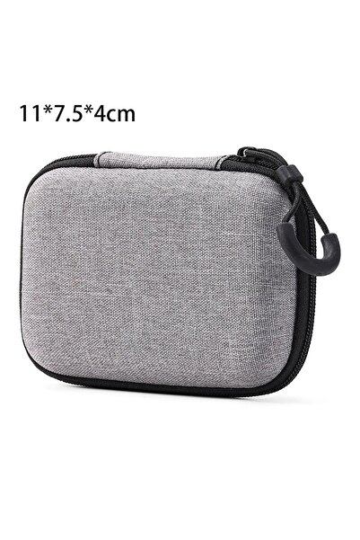 Choice 11x7.5x4cm 1Pcs Mini EVA Storage Bag Pouch Carrying Bag Zipper Earphon...