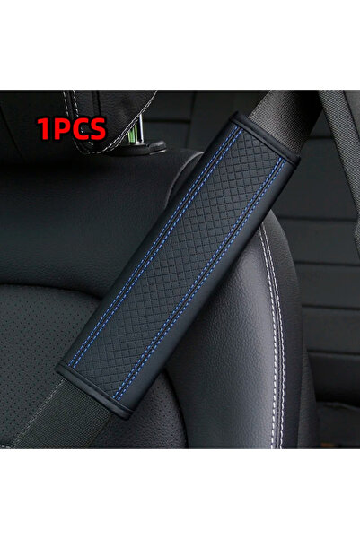 choice2 BK-bl Car accessories seat belt PU Leather Safety Belt Shoulder Cover...