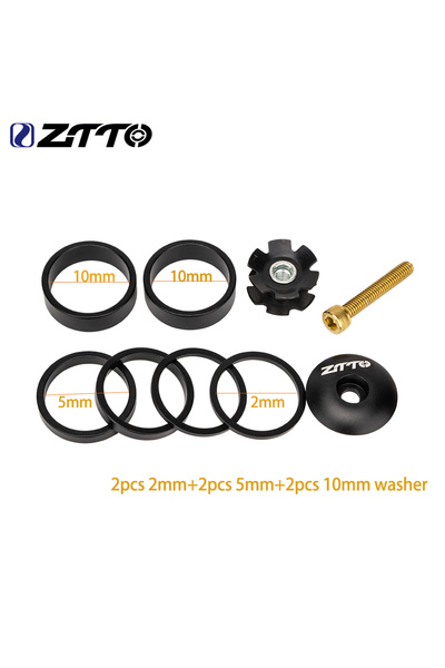 ZTTO Black washer set MTB Road Bike Internal Threadless Headset SEMI-INTEGRAT...