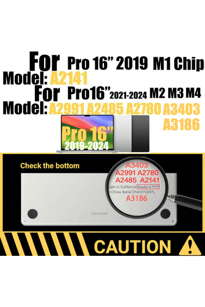 Choice4 Pro16 M4 M3 M2 M1 Ultra-Thin Touchpad Film for MacBook Pro/Air | Anti...